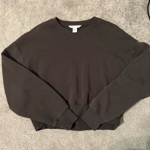 Athleta Crewneck Cropped Sweatshirt